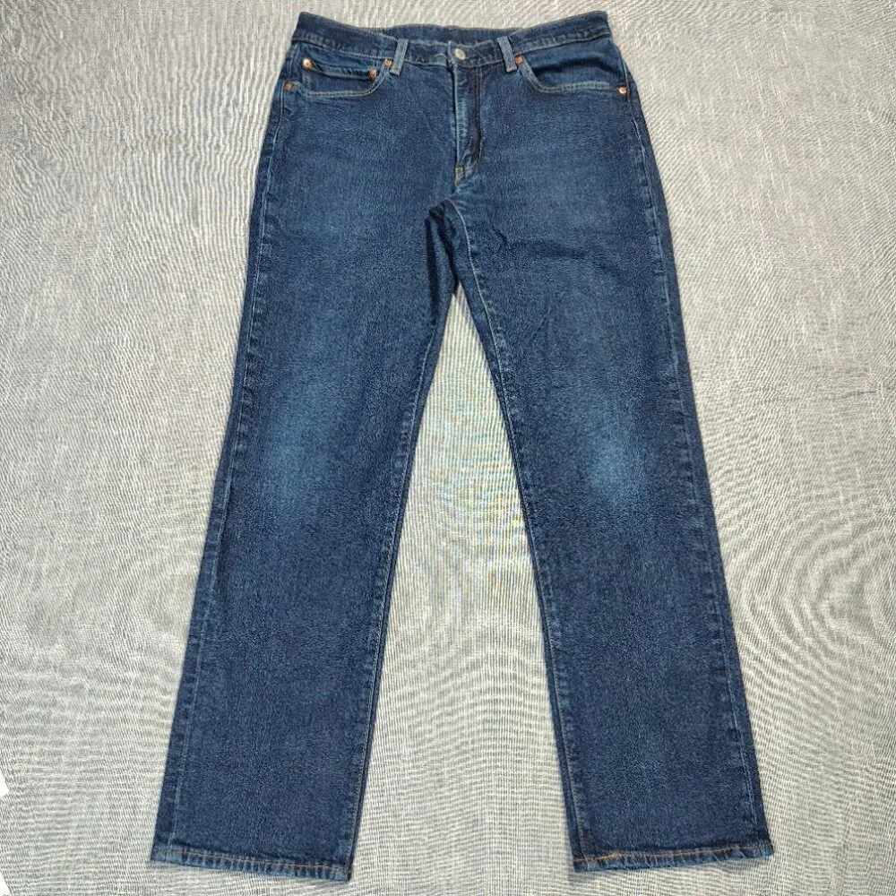 Levi's Premium Jeans Men's Size 34x32 Dark Wash Indigo 541 Athletic Tapered Leg‎